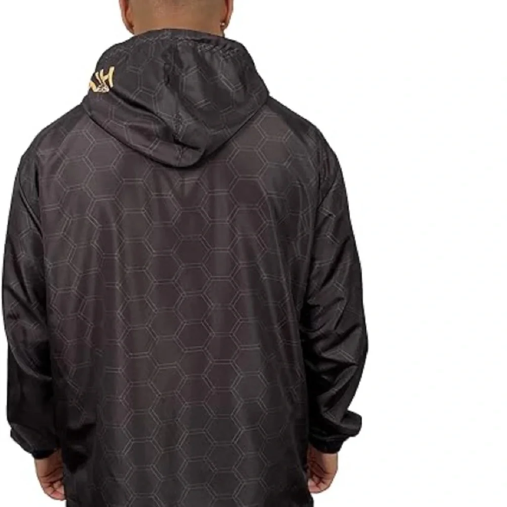 Champion Unisex Savinthebees Black & Yellow Honeycomb Anorak Windbreaker NWT S-M - Picture 11 of 11